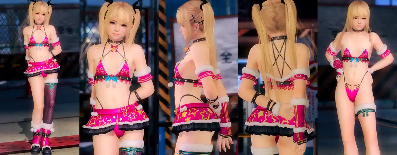 デッドオアアライブ5ラストラウンド マリー・ローズ Marie DOAXVV Merry Christmas Starlight mod