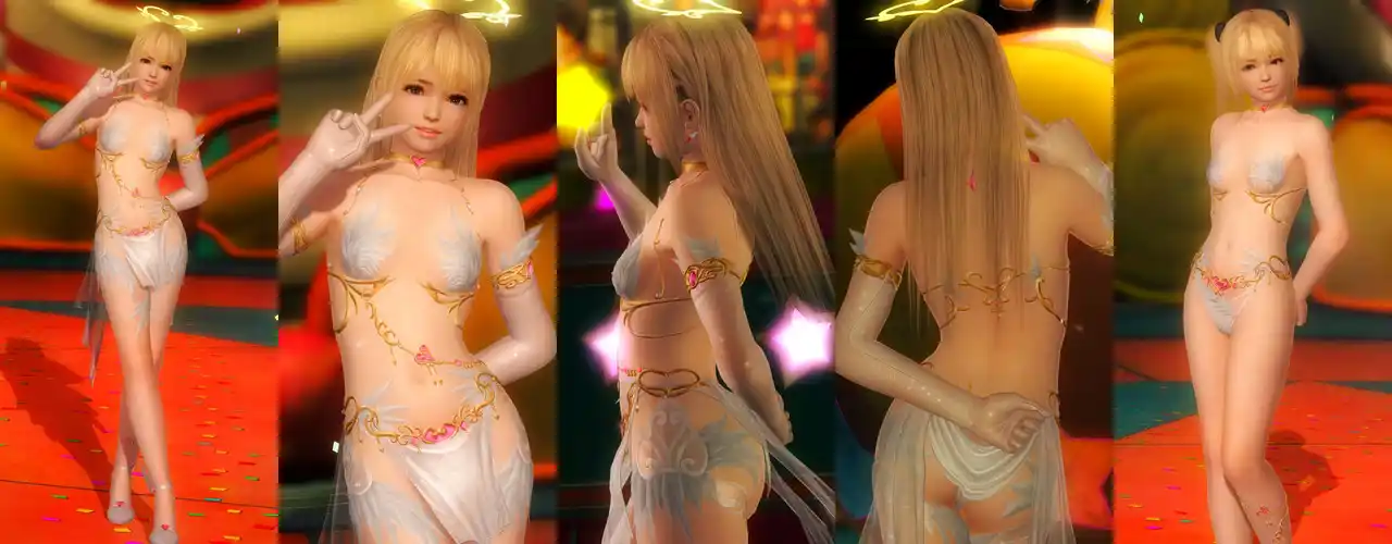 デッドオアアライブ5ラストラウンド マリー・ローズ Marie DOAXVV Heavenly Love mod