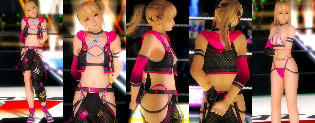 デッドオアアライブ5ラストラウンド マリー・ローズ Marie DOAXVV Neon Pop mod