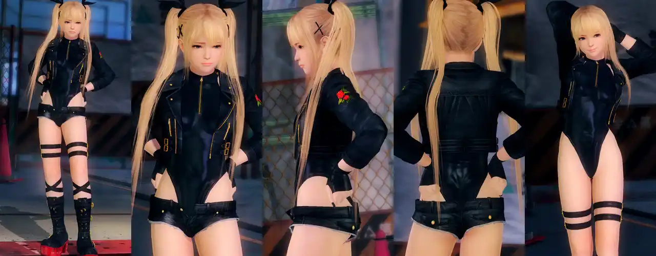 デッドオアアライブ5ラストラウンド マリー・ローズ Marie DOAX Jacket Leotard mod