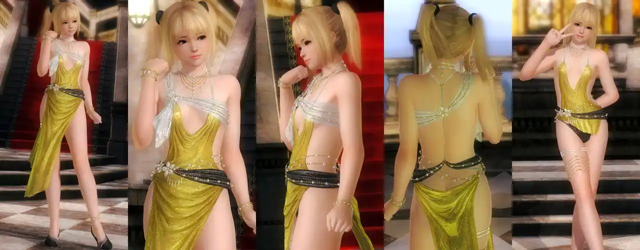 デッドオアアライブ5ラストラウンド マリー・ローズ Marie DOAXVV Soiree Doree V2 mod