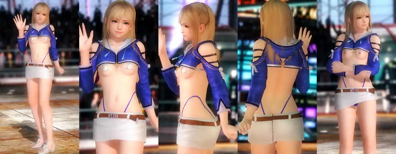 デッドオアアライブ5ラストラウンド マリー・ローズ Marie DOAX Skirt Hoodie mod