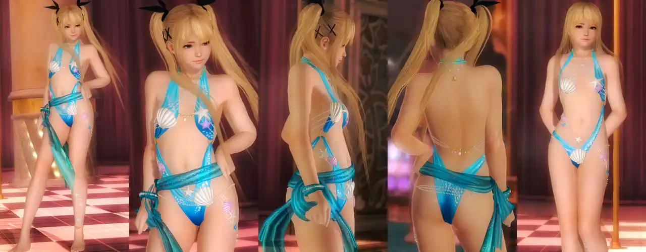 デッドオアアライブ5ラストラウンド マリー・ローズ Marie DOAXVV Lagoon Shell mod