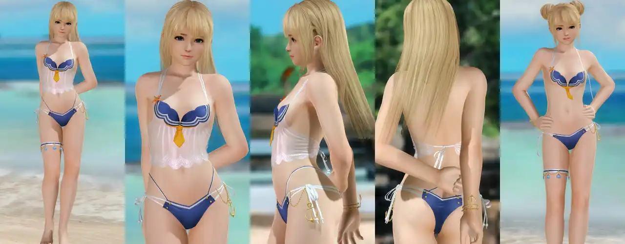 デッドオアアライブ5ラストラウンド マリー・ローズ Marie DOAXVV Blue Sky Breeze mod