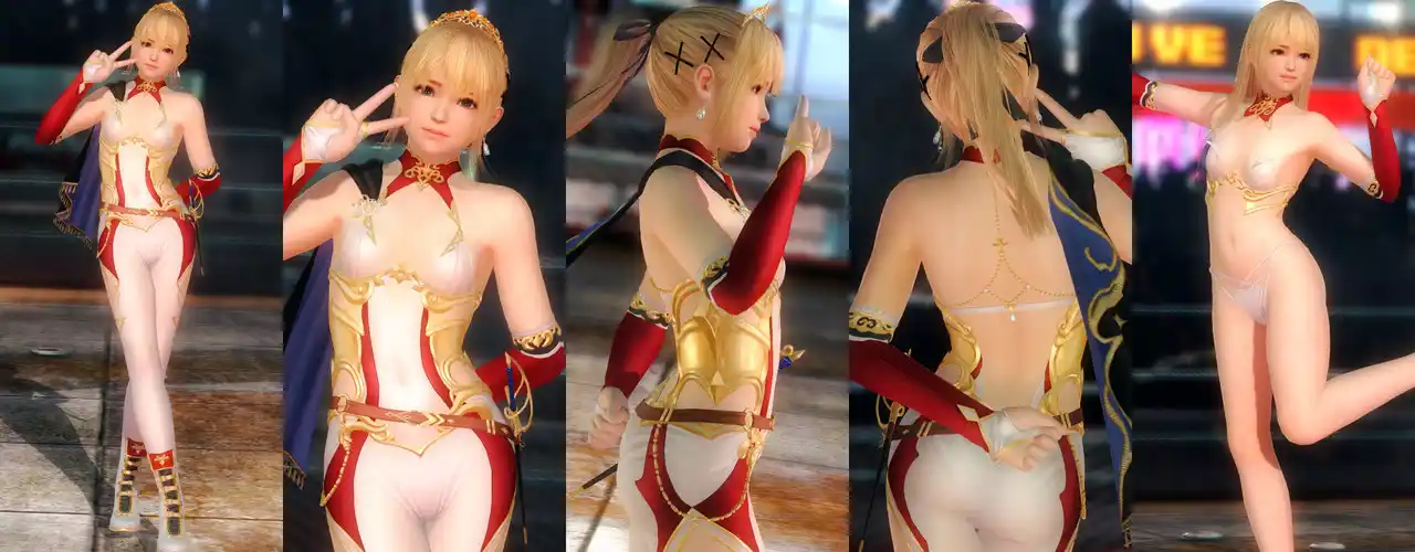 デッドオアアライブ5ラストラウンド マリー・ローズ Marie DOAXVV Reincarnation Chevalier mod