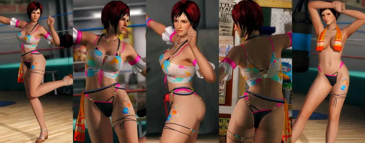 デッドオアアライブ5ラストラウンド ミラ Mila DOAXVV Summer Encore mod