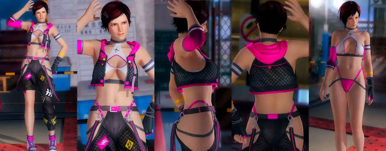 デッドオアアライブ5ラストラウンド ミラ Mila DOAXVV Neon Pop mod
