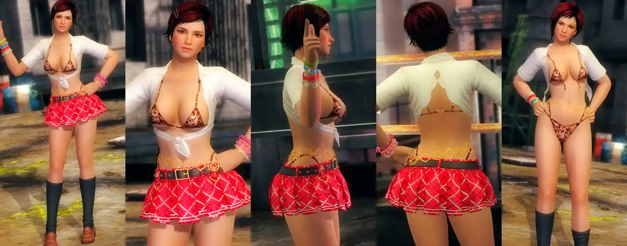 デッドオアアライブ5ラストラウンド ミラ Mila DOAXVV School Vibes mod