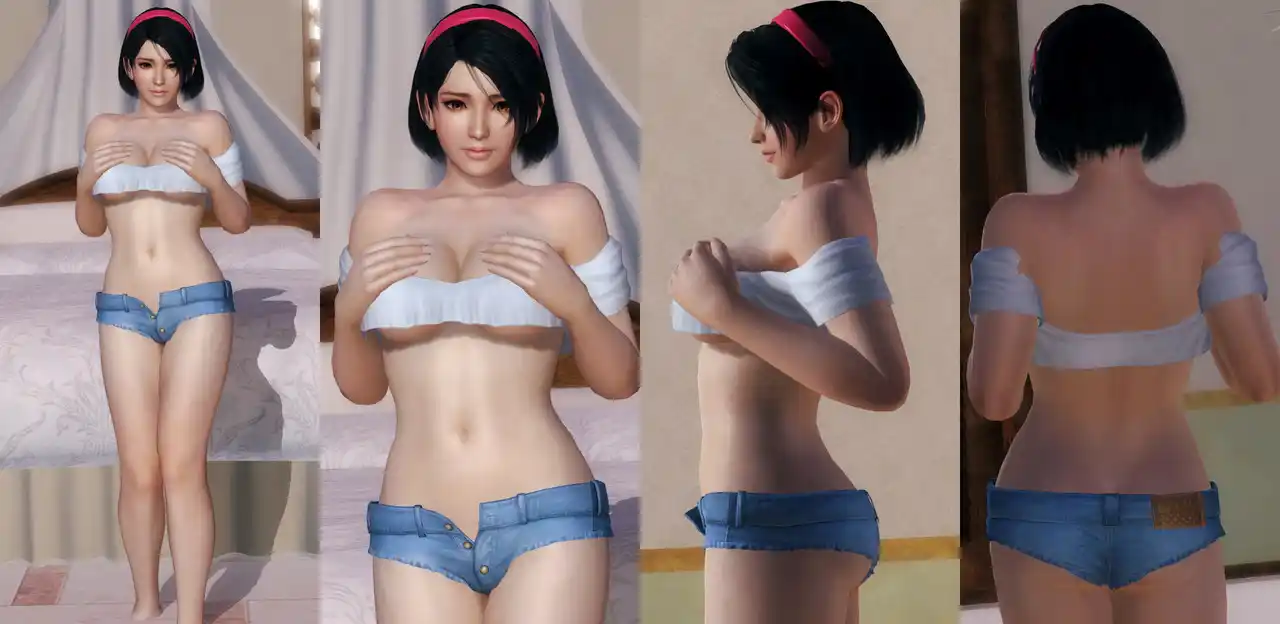 デッドオアアライブ5ラストラウンド 紅葉 Momiji DOAX3 S Tonkinese mod