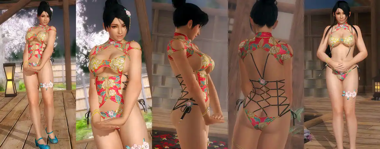 デッドオアアライブ5ラストラウンド 紅葉 Momiji DOAXVV Flourishing Blossom mod