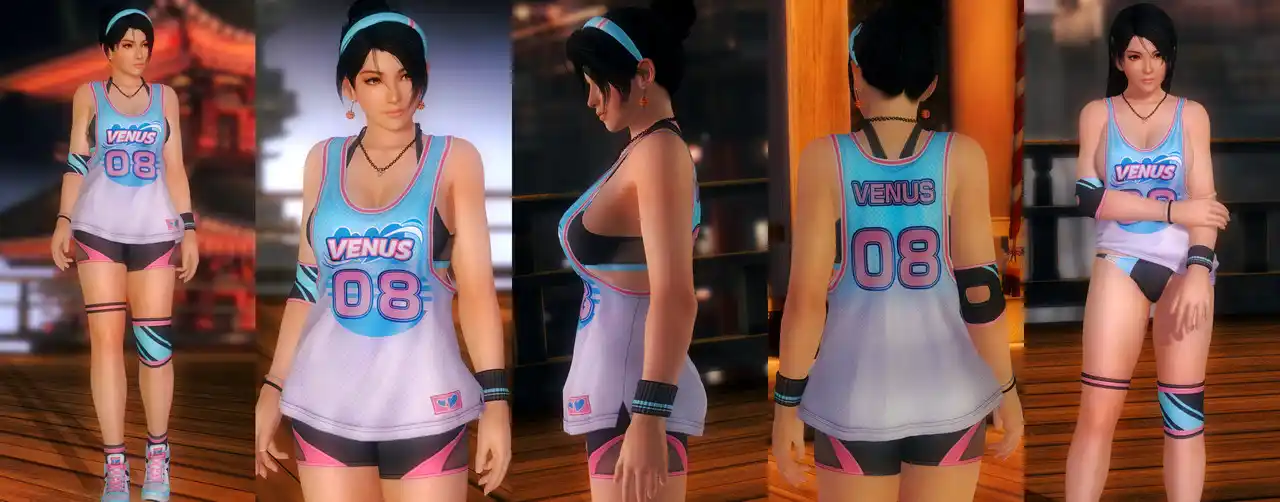 デッドオアアライブ5ラストラウンド 紅葉 Momiji DOAXVV Venus Dunk mod