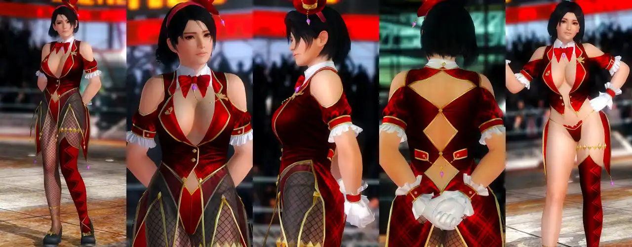 デッドオアアライブ5ラストラウンド 紅葉 Momiji DOAXVV Magic Trick Hour mod
