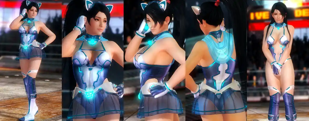 デッドオアアライブ5ラストラウンド 紅葉 Momiji DOAXVV Cyber Nyantech mod