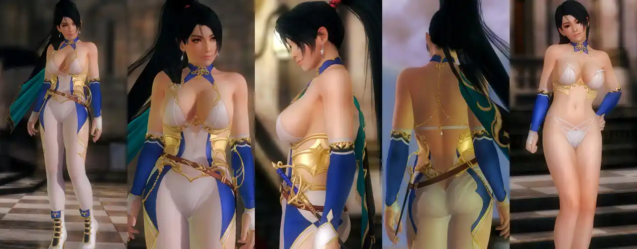 デッドオアアライブ5ラストラウンド 紅葉 Momiji DOAXVV Reincarnation Chevalier mod