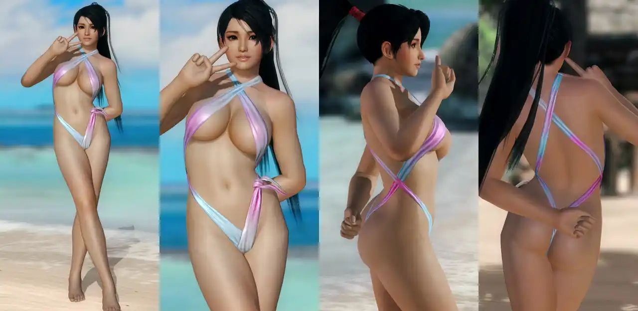 デッドオアアライブ5ラストラウンド 紅葉 Momiji DOAX3 Designer Special Award Swimsuit mod