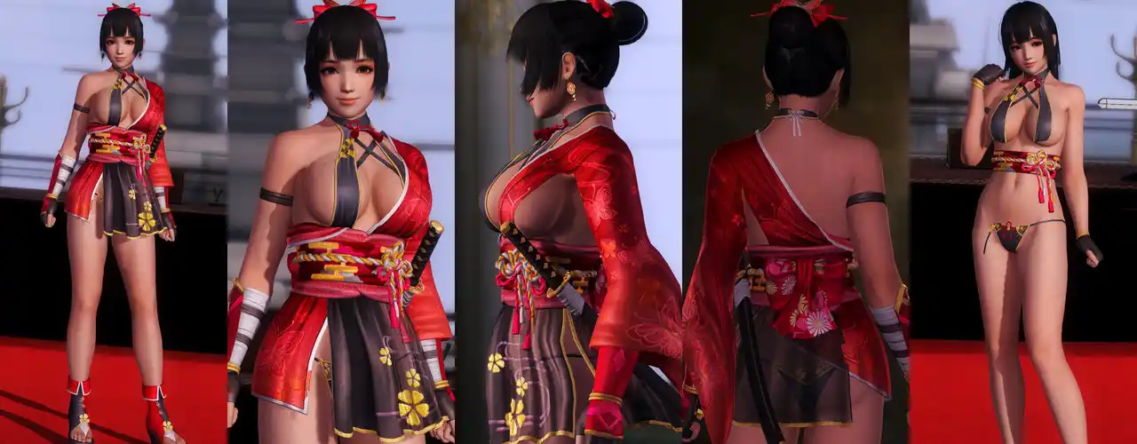 デッドオアアライブ5ラストラウンド 井伊直虎 Naotora DOAXVV Reincarnation Setsuna mod