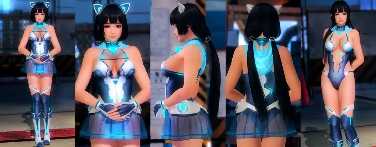 デッドオアアライブ5ラストラウンド 井伊直虎 Naotora DOAXVV Cyber Nyantech mod