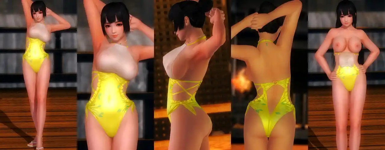 デッドオアアライブ5ラストラウンド 井伊直虎 Naotora DOAXVV Sunshine Plage Topless mod
