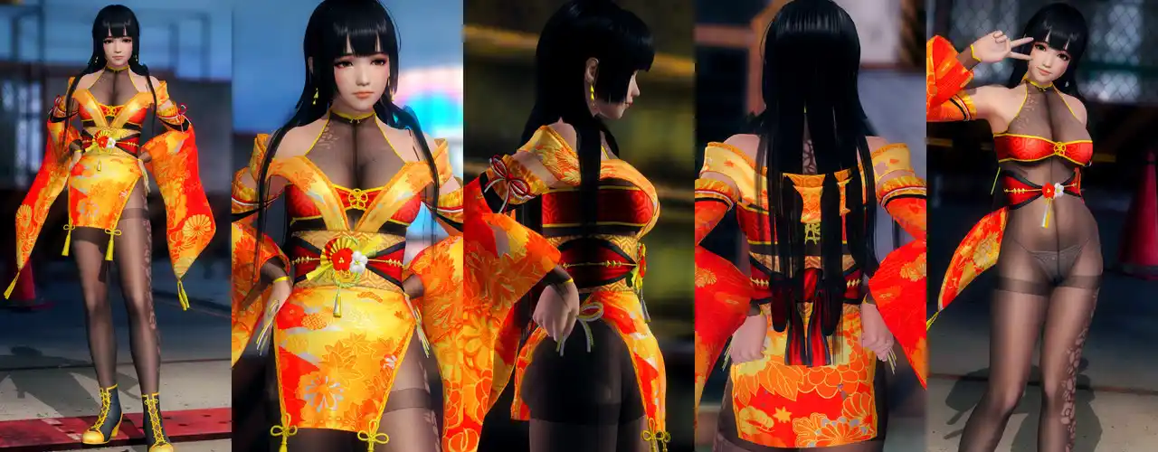 デッドオアアライブ5ラストラウンド 井伊直虎 Naotora DOAXVV Brocade of Dawn mod