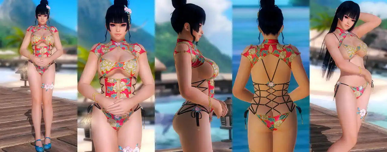 デッドオアアライブ5ラストラウンド 女天狗 Nyotengu DOAXVV Flourishing Blossom mod