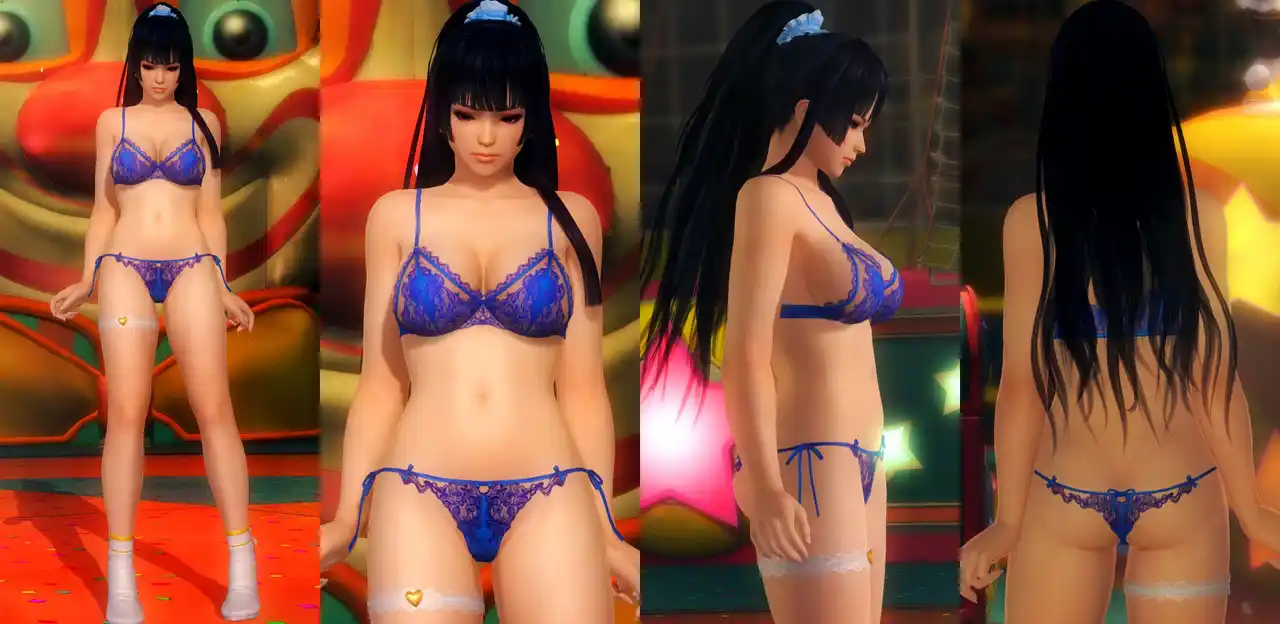 デッドオアアライブ5ラストラウンド 女天狗 Nyotengu DOAXVV Underwear White Prince mod