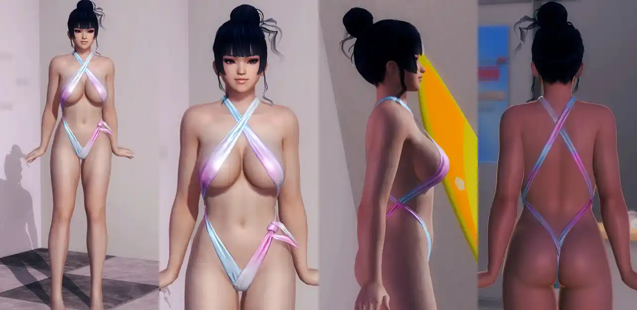 デッドオアアライブ5ラストラウンド 女天狗 Nyotengu DOAX3 Designer Special Award Swimsuit mod