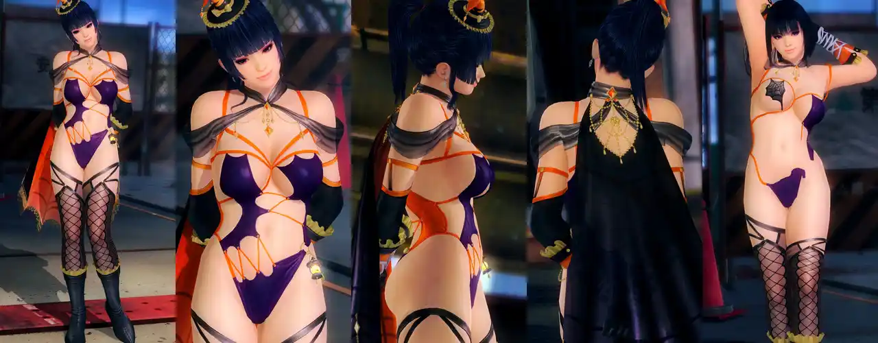 デッドオアアライブ5ラストラウンド 女天狗 Nyotengu DOAXVV Arachne Mirage mod