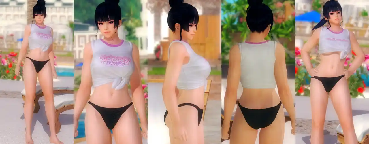 デッドオアアライブ5ラストラウンド 女天狗 Nyotengu DOAXVV Soft Engine Shirt mod