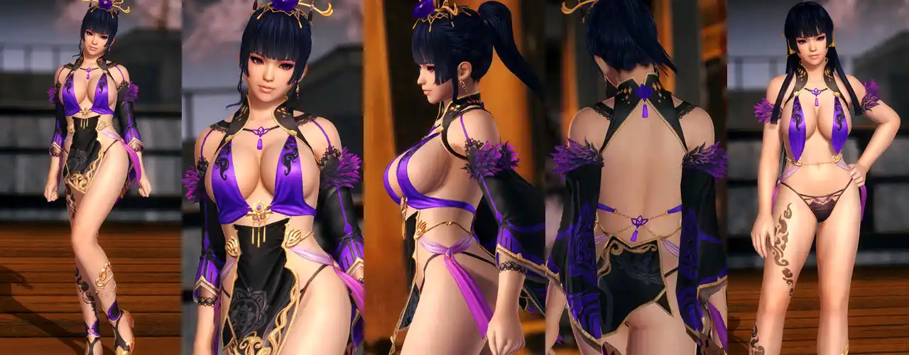 デッドオアアライブ5ラストラウンド 女天狗 Nyotengu DOAXVV Reincarnation Shenmi mod