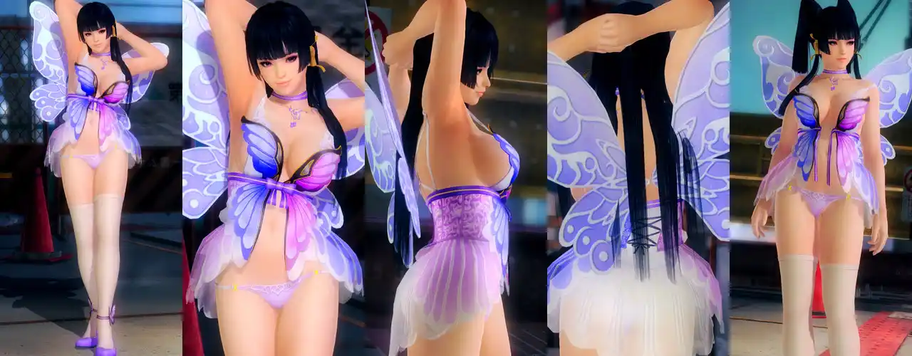 デッドオアアライブ5ラストラウンド 女天狗 Nyotengu DOAXVV Luminous Plume mod