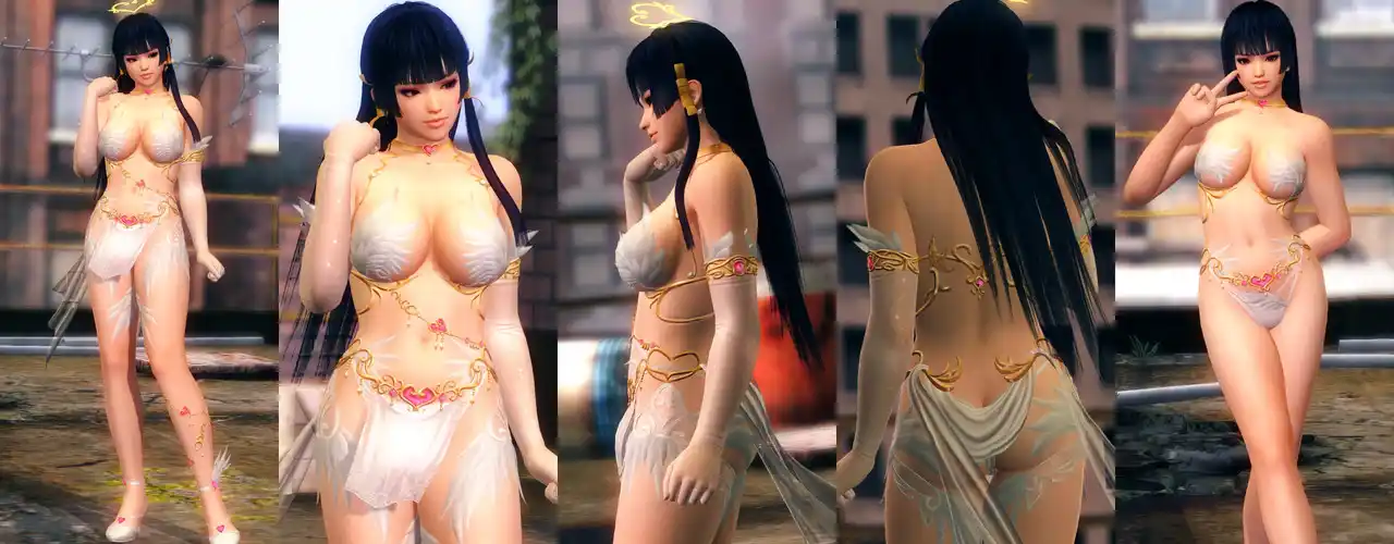 デッドオアアライブ5ラストラウンド 女天狗 Nyotengu DOAXVV Heavenly Love mod