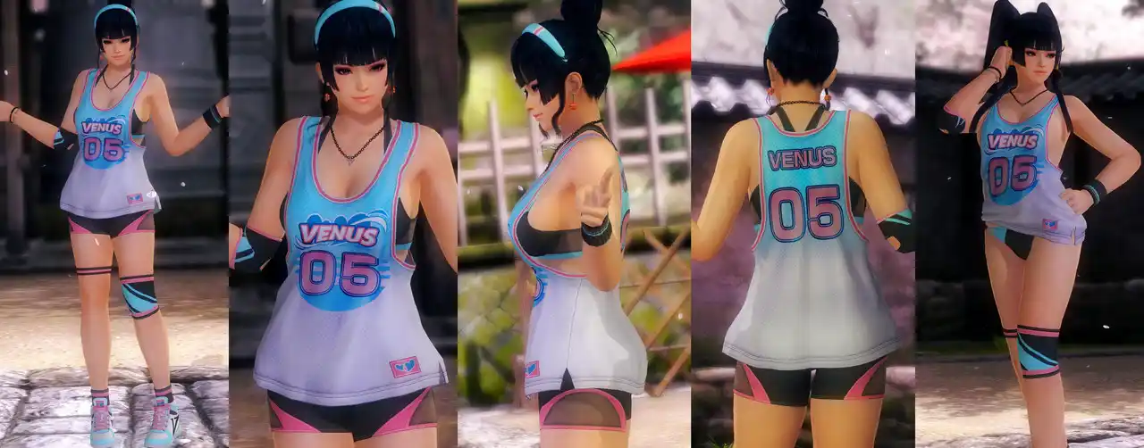 デッドオアアライブ5ラストラウンド 女天狗 Nyotengu DOAXVV Venus Dunk mod