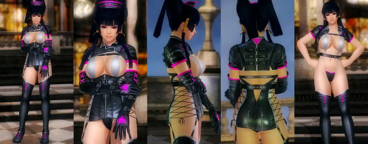 デッドオアアライブ5ラストラウンド 女天狗 Nyotengu DOAXVV Black Curiosity mod