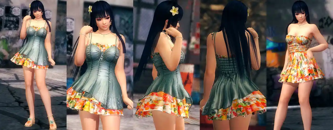 デッドオアアライブ5ラストラウンド 女天狗 Nyotengu DOAXVV Resort Camisole mod