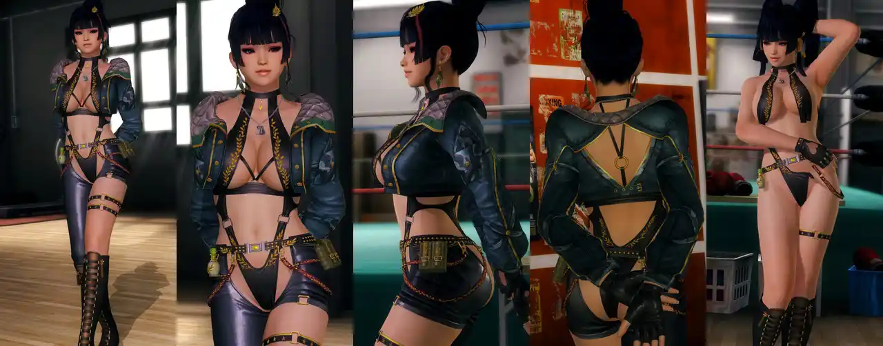 デッドオアアライブ5ラストラウンド 女天狗 Nyotengu DOAXVV Makeup Laurel mod