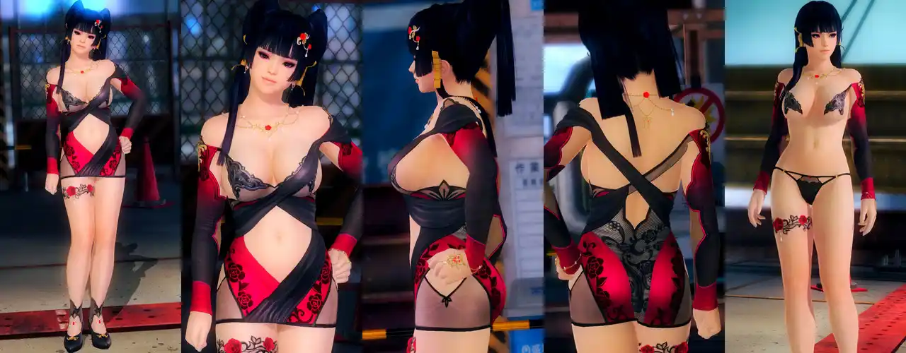 デッドオアアライブ5ラストラウンド 女天狗 Nyotengu DOAXVV Nocturne Rapport mod