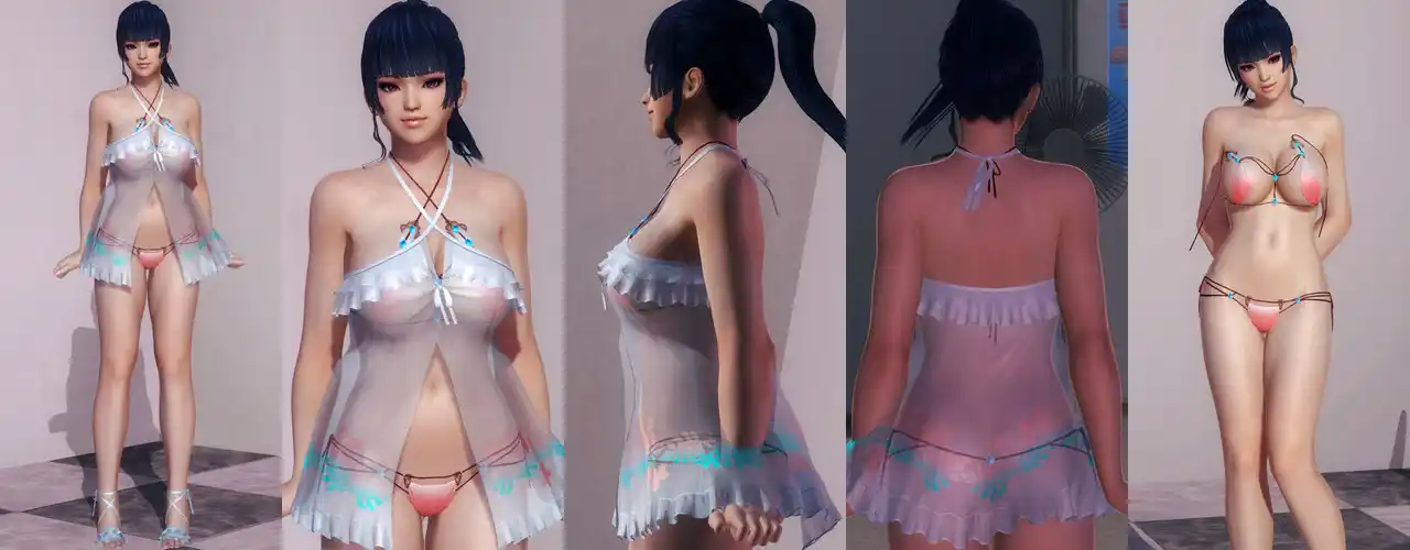 デッドオアアライブ5ラストラウンド 女天狗 Nyotengu DOAXVV Misty Lily mod