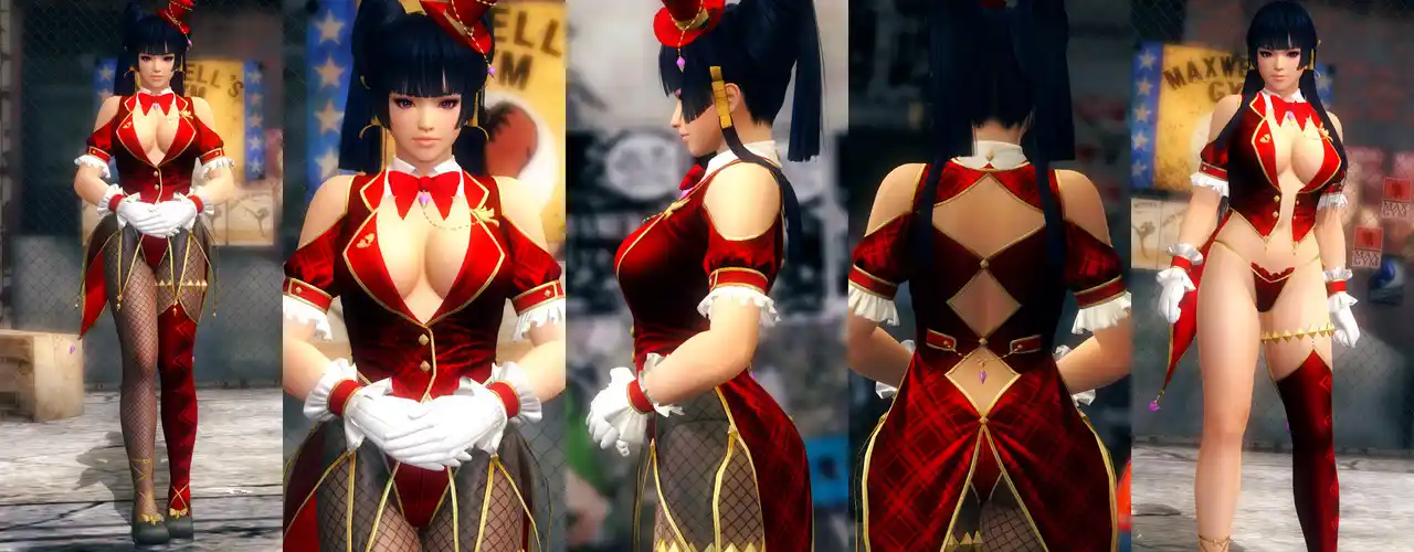 デッドオアアライブ5ラストラウンド 女天狗 Nyotengu DOAXVV Magic Trick Hour mod