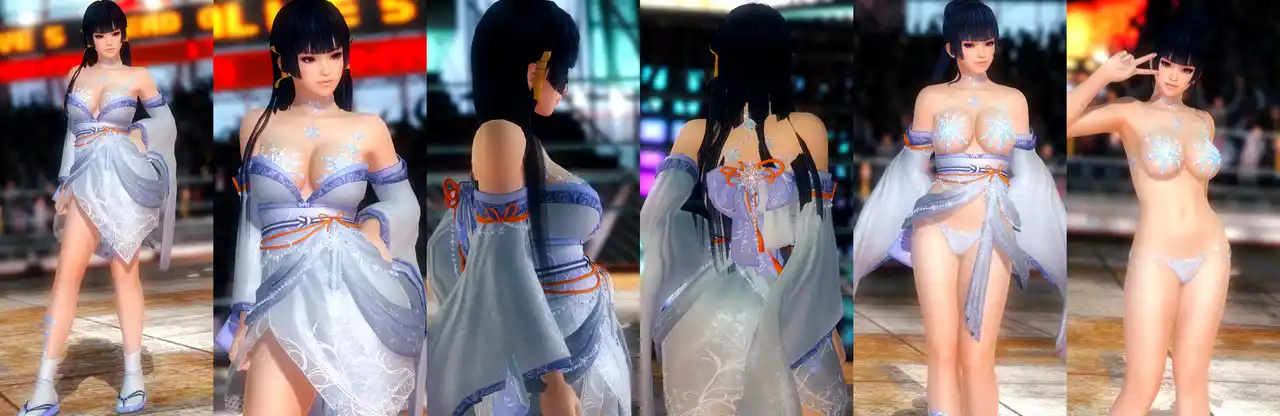 デッドオアアライブ5ラストラウンド 女天狗 Nyotengu DOAXVV Ice Moon Fairy mod