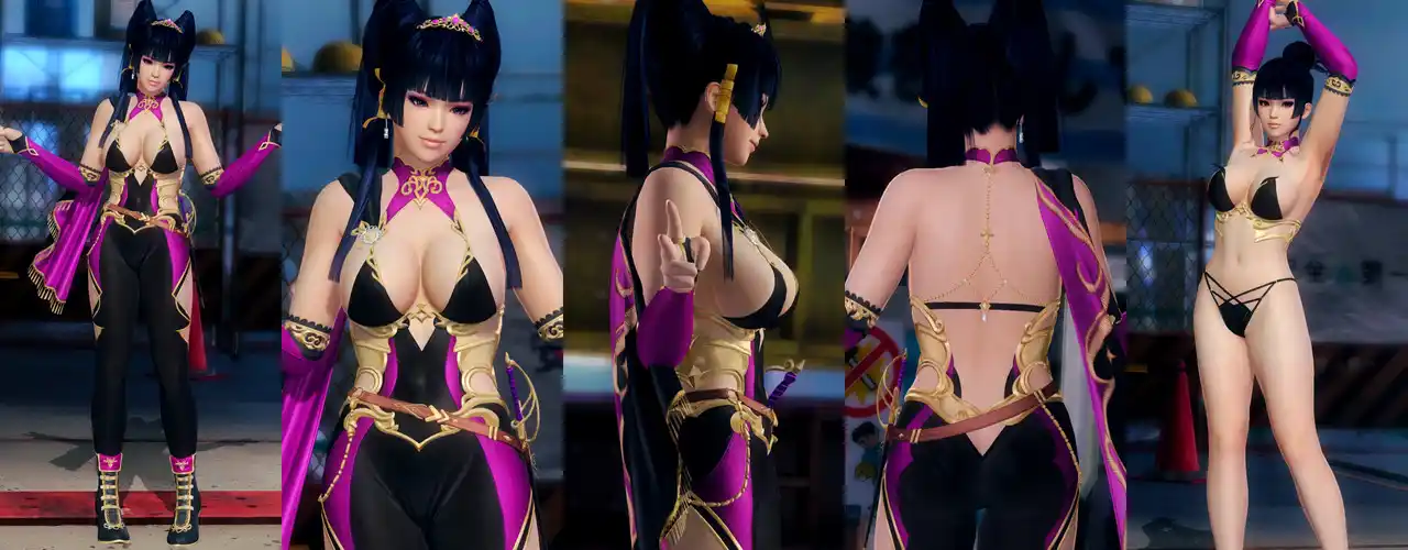 デッドオアアライブ5ラストラウンド 女天狗 Nyotengu DOAXVV Reincarnation Chevalier mod