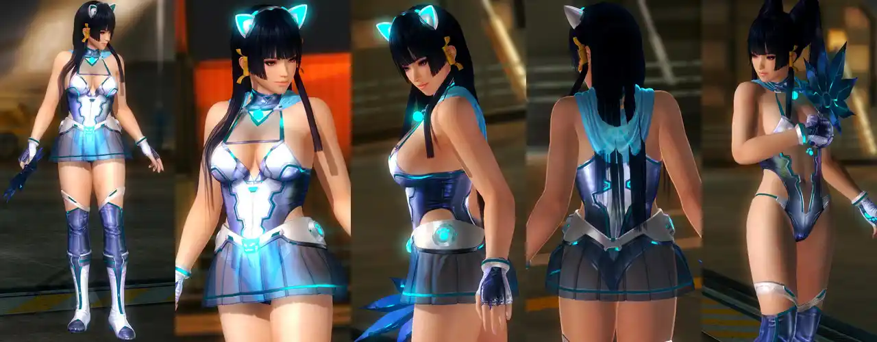 デッドオアアライブ5ラストラウンド 女天狗 Nyotengu DOAXVV Cyber Nyantech mod