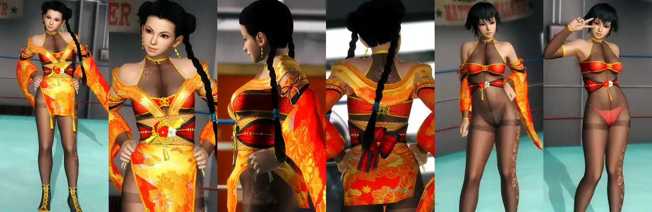 デッドオアアライブ5ラストラウンド パイ Pai DOAXVV Brocade of Dawn mod