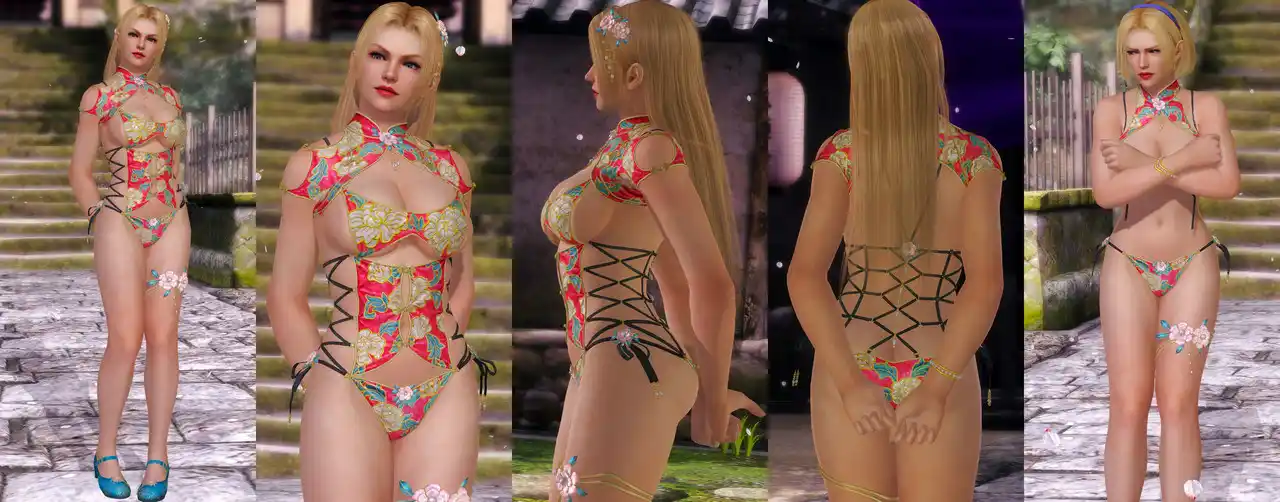 デッドオアアライブ5ラストラウンド レイチェル Rachel DOAXVV Flourishing Blossom mod