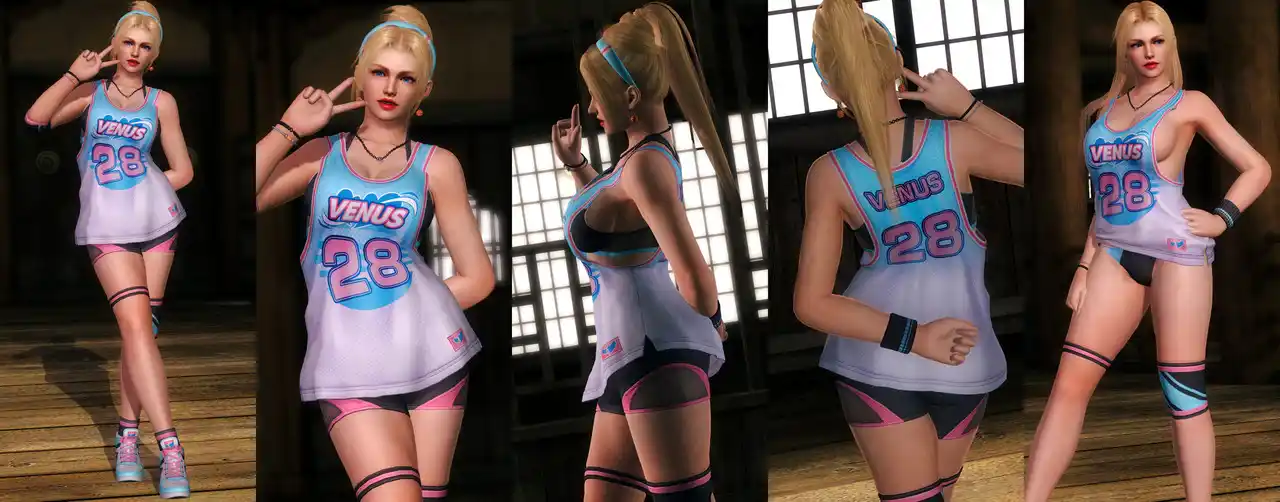 デッドオアアライブ5ラストラウンド レイチェル Rachel DOAXVV Venus Dunk mod