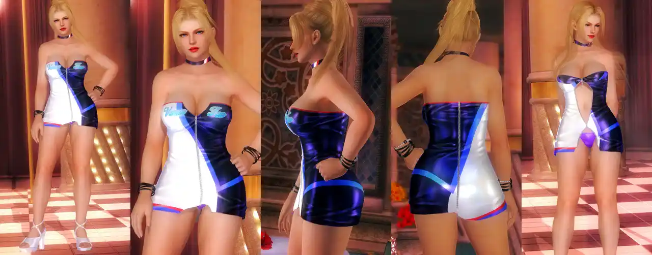 デッドオアアライブ5ラストラウンド レイチェル Rachel DOAXVV Luminary Tube Dress mod