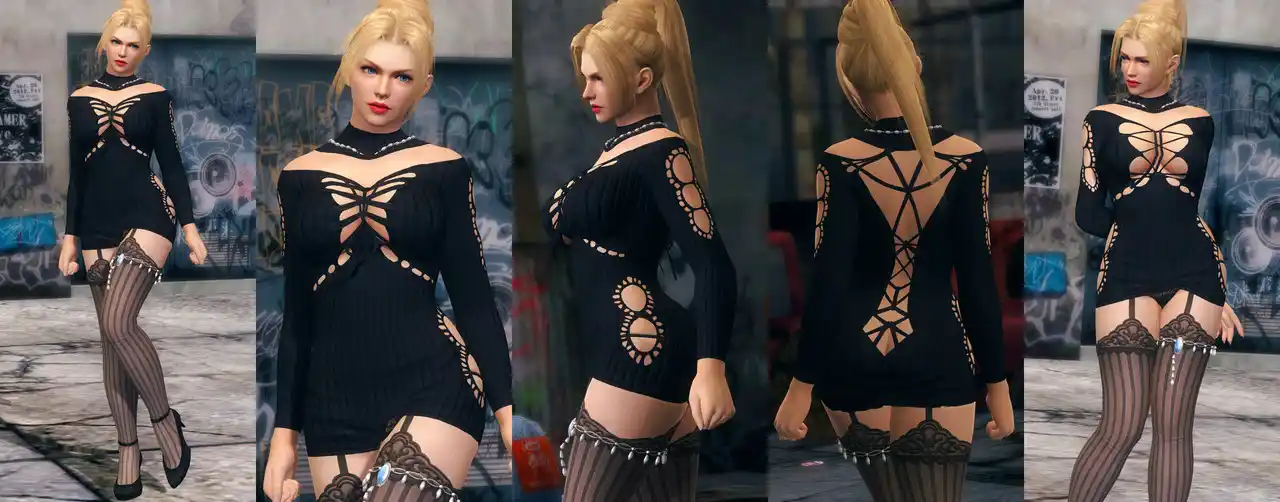 デッドオアアライブ5ラストラウンド レイチェル Rachel DOAXVV Code Rouge mod