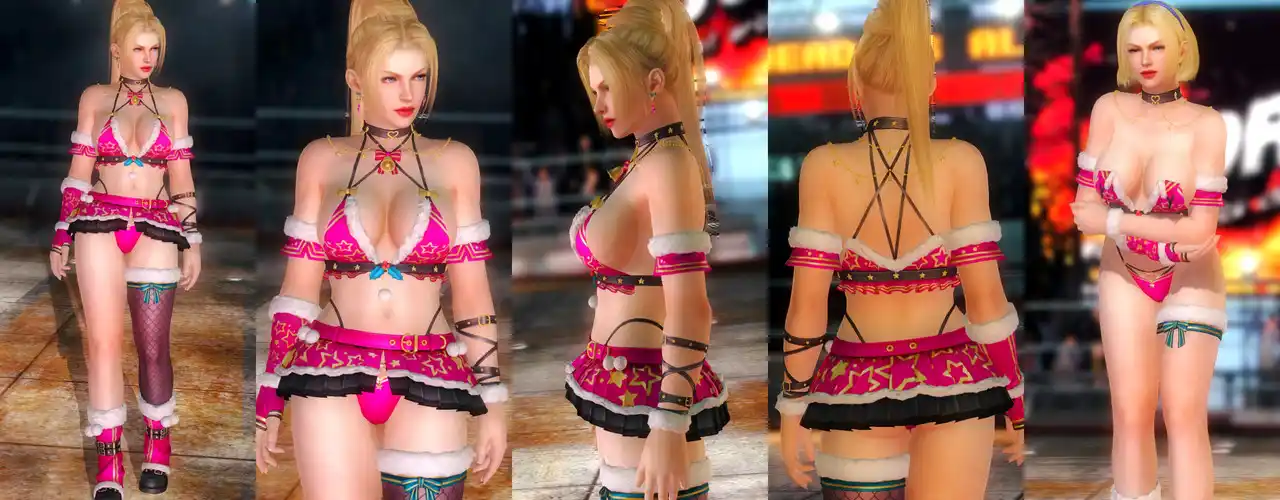 デッドオアアライブ5ラストラウンド レイチェル Rachel DOAXVV Merry Christmas Starlight mod