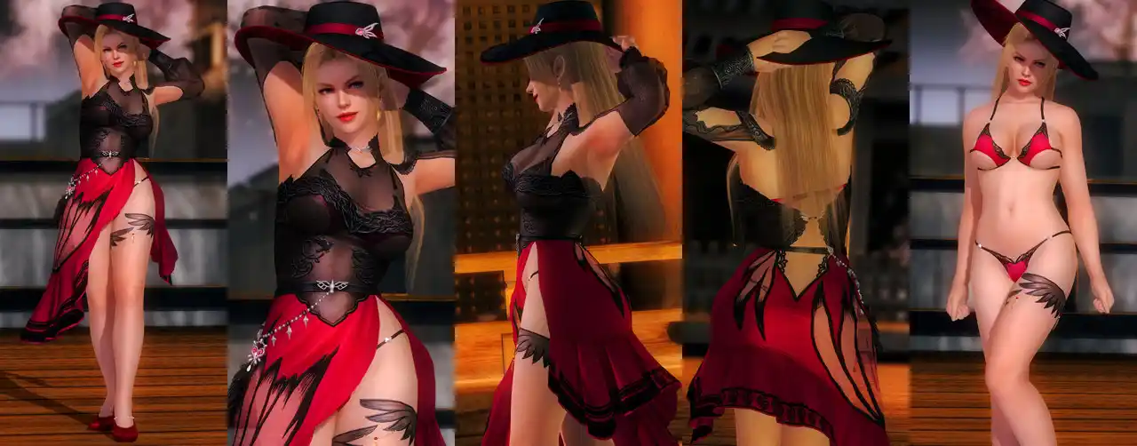 デッドオアアライブ5ラストラウンド レイチェル Rachel DOAXVV Voyage Crow mod