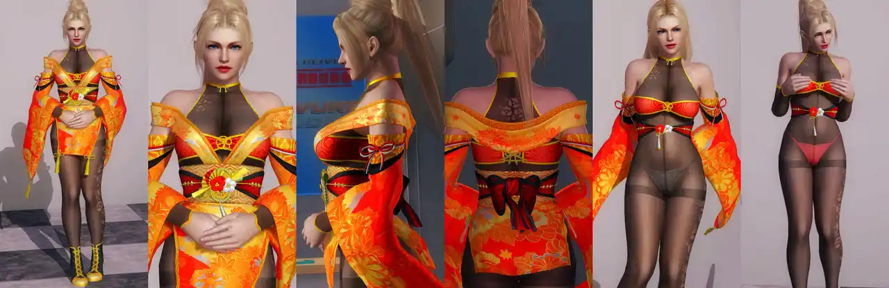 デッドオアアライブ5ラストラウンド レイチェル Rachel DOAXVV Brocade of Dawn mod