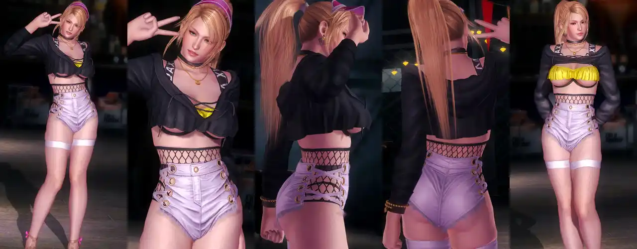 デッドオアアライブ5ラストラウンド サラ Sarah DOAXVV Nishizawa 5mm Gal Outfit mod